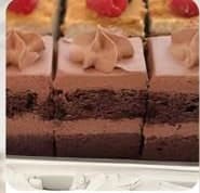 Bucată de brownie cu ciocolată