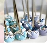 Lollipop — cake pops glazurate pe băț