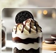 Monoporție vanilie și Oreo